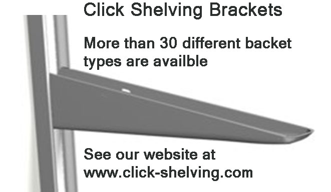 modena shed click shelving backets