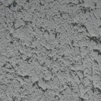 Fairford Concrete Shed - Image of Textured paint finish